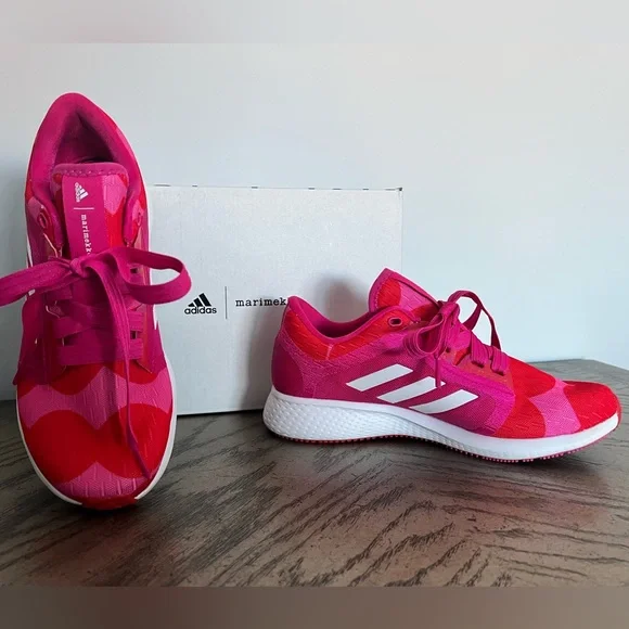 adidas Shoes Adidas Edge Lux Marimekko Red Pink Sneaker Size